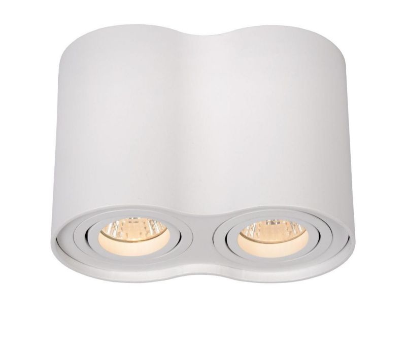 Reflektor spot Lucide Tube biały 2 x GU10 x 50W IP20 wym: 19,5 x 9,5 cm - 1 szt.