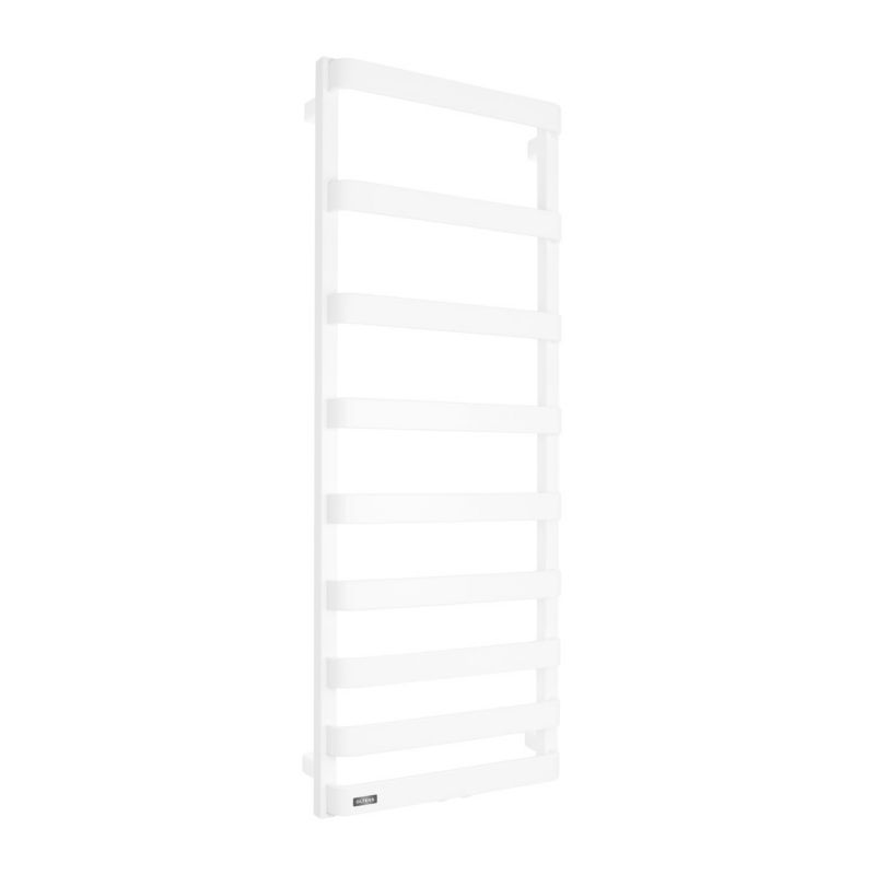 Grzejnik łazienkowy Oltens Varme 129x50 cm biały, dekoracyjny drabinkowy, dolne podłączenie, 1 szt.