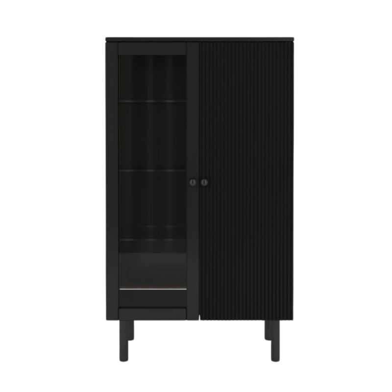 Czarna witryna Visby NORVIK high 1 szt.