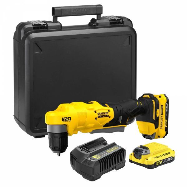 Wiertarko wkrętarka kątowa STANLEY FATMAX SFMCD750D2K 18V 2x2Ah V20 45Nm 1kpl.