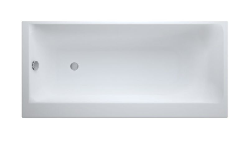 Wanna Cersanit Smart 170x80 cm akrylowa prawa biała bez obudowy 245l 1 szt.