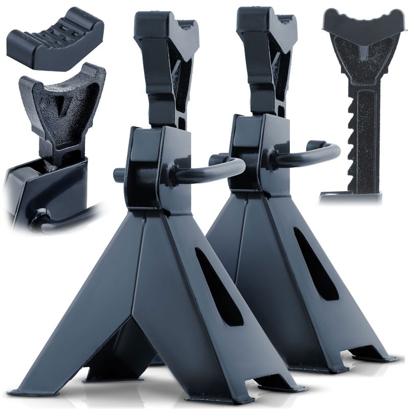 Kobyłki samochodowe warsztatowe Humberg HM-384 podstawki pod samochód 3T składane 2 szt.