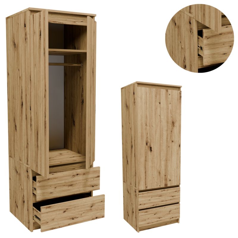 Szafa Matkam STA60ART garderoba dąb artisan 1 szt.