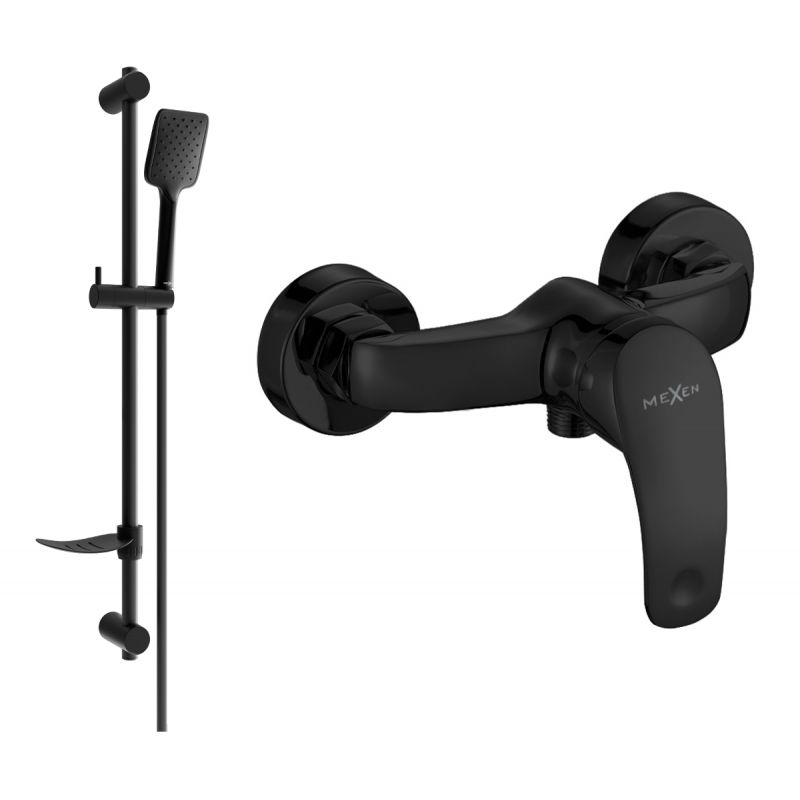 Bateria prysznicowa Mexen Fabia czarna 74654DF62-70 1 szt.