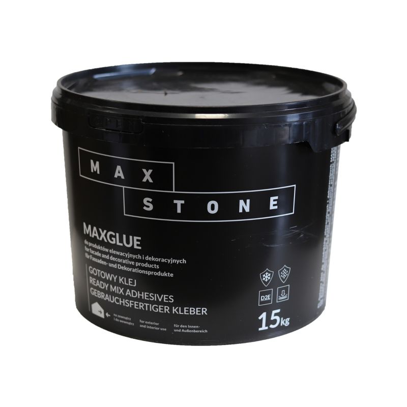 Klej montażowy MAXGLUE MAXSTONE 15 kg do płytek gipsowych i dekoracyjnych 1 op.
