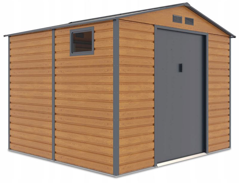 Domek Ogrodowy Narzędziowy na Narzędzia Szopa MONTREAL 277x259x219 Metalowy 1 szt