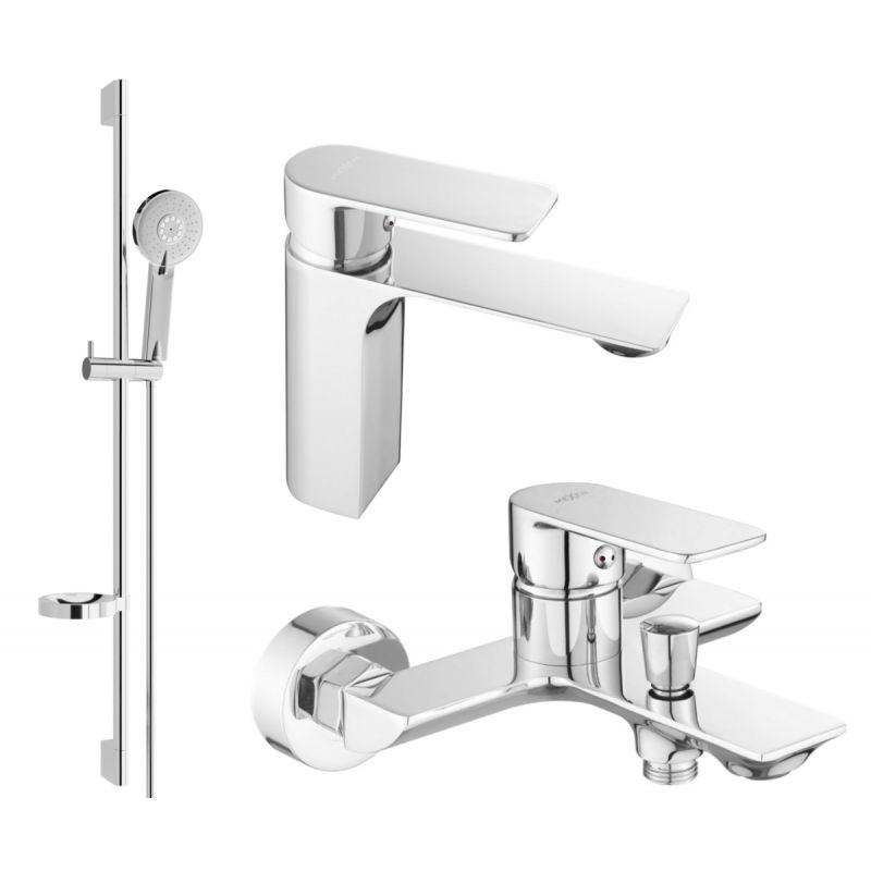 Zestaw wannowy Mexen Alexa chrom 71203DS40-00 1 szt.