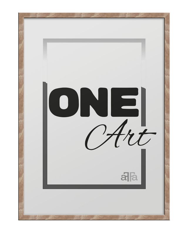 Ramka kwadrat Hekla MDF 60x60 sonoma jasna 1szt.