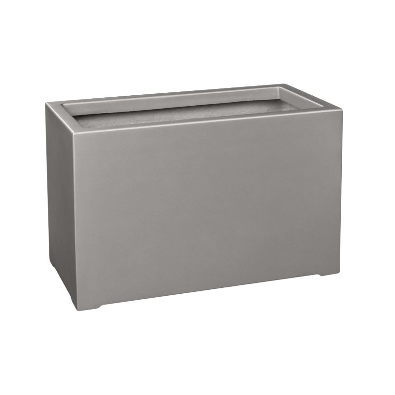 Doniczka Zadora Do Domu Ogrodu Z Włókna Szklanego D934A Szary Mat 1 szt