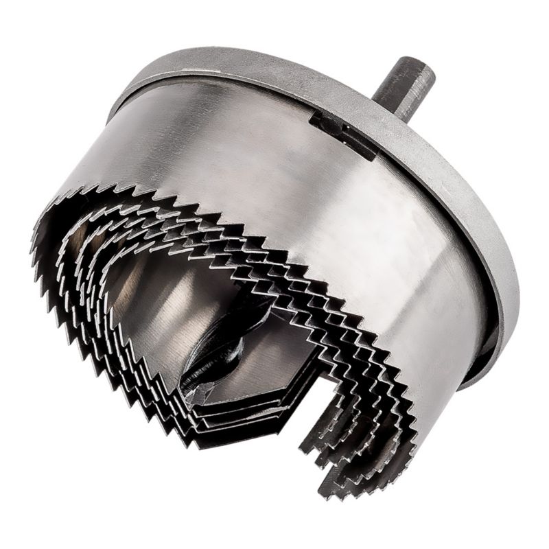 Otwornice GRAPHITE do drewna 60 - 95 mm, h 40 mm, zestaw 5 szt. 1 kpl