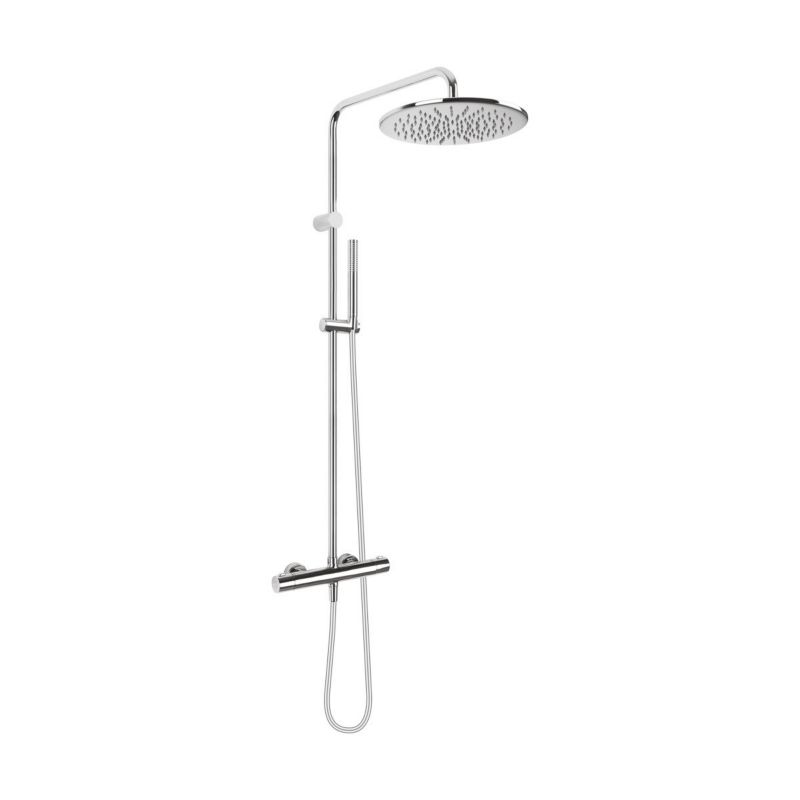 Zestaw prysznicowy Oltens Boran termostatyczny chrom z deszczownicą 1 szt.