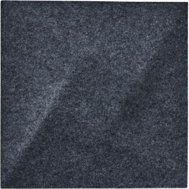 Panel dekoracyjny Decosa 30 x 30 cm filcowy kwadrat 3D grafitowy