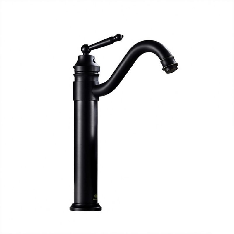 Bateria umywalkowa Lauferi LEDA mosiężna stojąca czarna retro 1 szt.