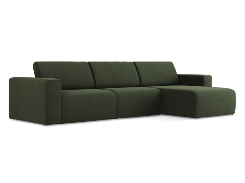 Modułowa sofa 4-osobowa LaMiaSofa CASERTA z tkaniny strukturalnej 314x167 cm oliwkowy 1 szt.