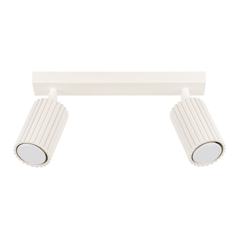Spot oprawa sufitowa Sollux Lighting Karbon beżowy 2 x GU10 x IP20 wym: 16,5 x 30 x 6,5 cm - 1 szt.