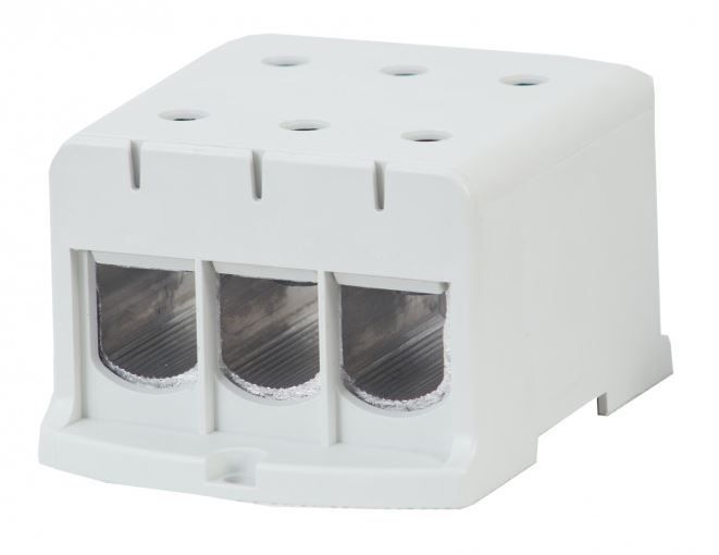 Złączka szynowa F-Elektro 3-torowa 3 x 3 x 240mm2 Al/Cu szara F2.0326 1szt.