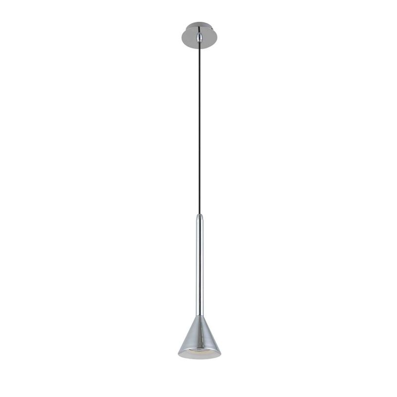 Lampa sufitowa wisząca Italux Anela 6877 srebrna nowoczesna 1xGU10 x 50W 1 szt.