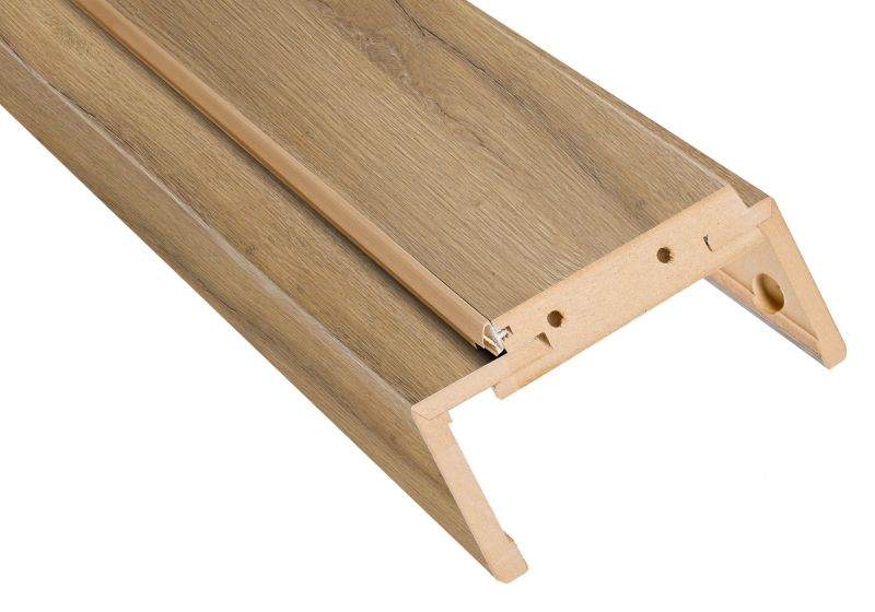 Belka ościeżnicy regulowana 255 - 275 mm 80 cm do drzwi bezprzylgowych dąb grandson