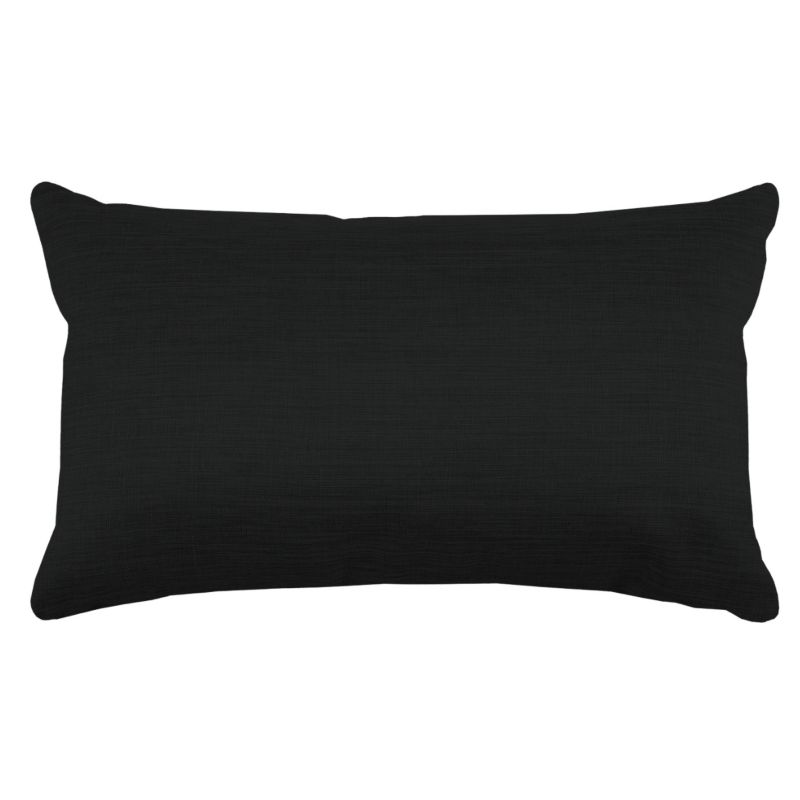 Poduszka dekoracyjna BEA Stof czarna podłużna 30x50 cm 1 szt.