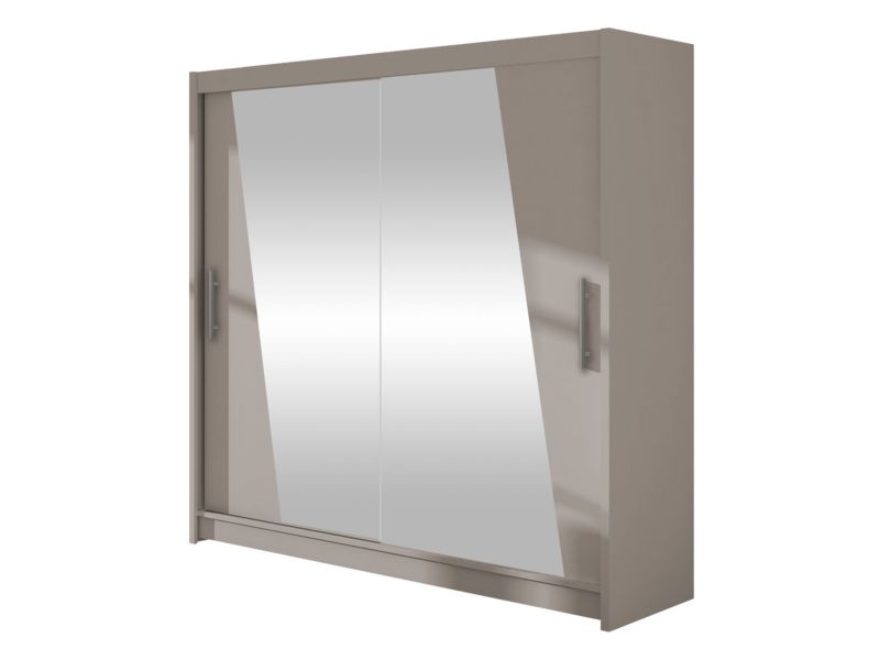 Szafa MIRJAN 24 z drzwiami przesuwnymi London XIV kaszmir/lustro 1 szt.
