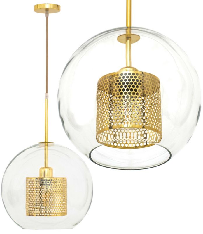 Lampa Sufitowa Wisząca Toolight App556-1Cp Złoty