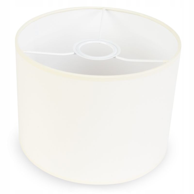 Abażur do lampy wiszącej stołowej Light Home LH okrągły E27 kremowy 20cm 1szt.