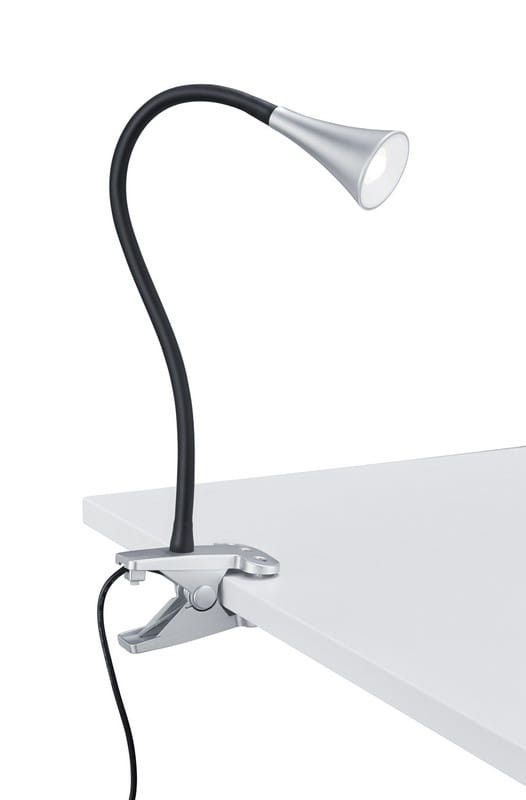 Lampa biurkowa RL Viper czarno-srebrna LED 3W 3000K 260lm z klipsem IP20 wym: 35 x 6.2 x 6.2 cm tworzywo sztuczne - 1 szt.