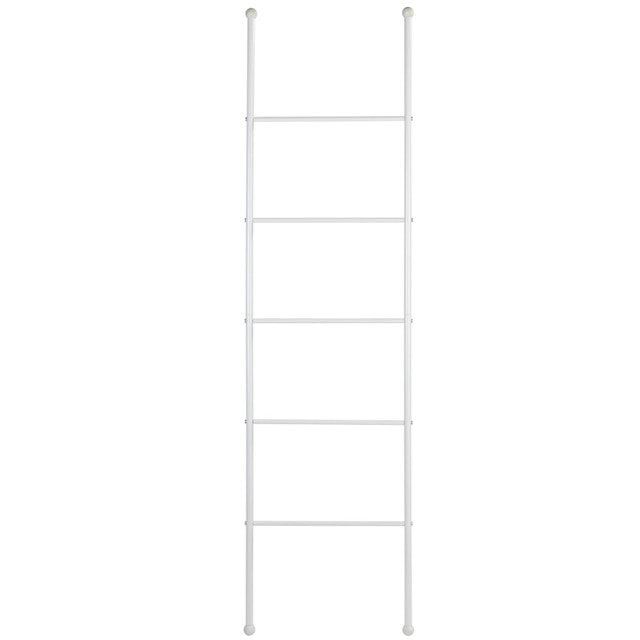 Wieszak na ręczniki Wenko Viva biały drabina, metalowy, 5 szczebli, 1 szt.
