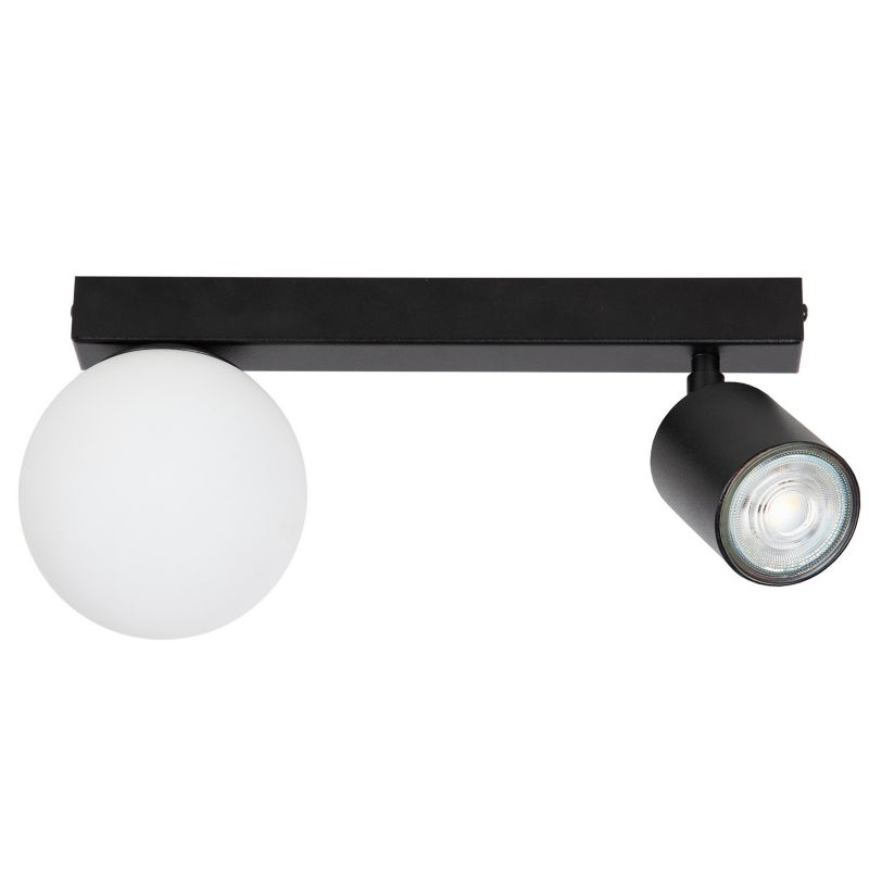 Spot oprawa sufitowa Sigma Lighting Tavira czarno-biały 2 x G9+GU10 x IP20 wym: 18 x 30 x 12 cm - 1 szt.