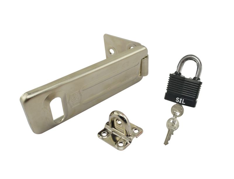 Skobel z kłódką Smith & Locke wodoodporny 45 mm