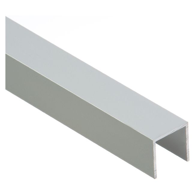Forma U Cezar 20 x 20 x 1,5 mm 2 m aluminium srebrne