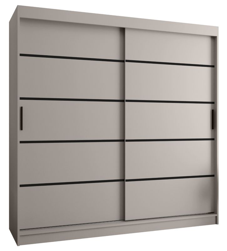 Szafa przesuwna Abiks RUBINO V1 200 kaszmir 1szt.