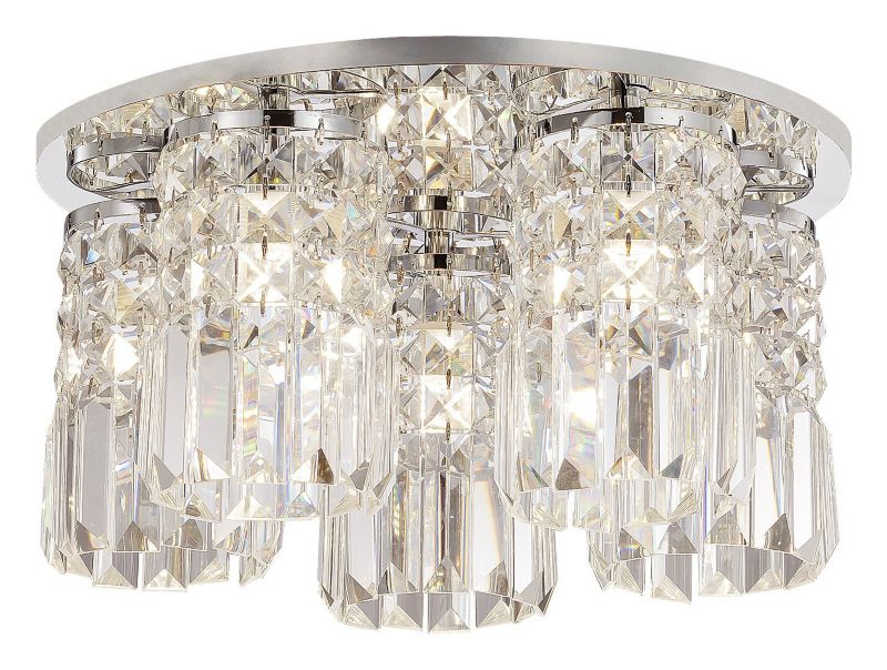 Lampa sufitowa wisząca Rabalux Rosanna 5704 chromowana przezroczysty kryształowa 5xG9 x 40W 1 szt.