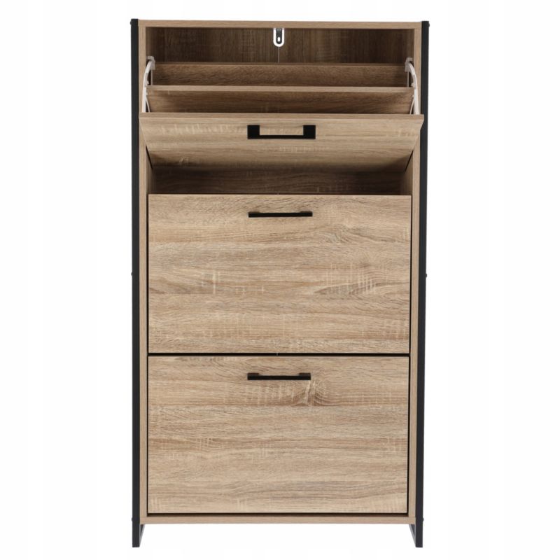 Szafka na buty JUMI regał 3 komory schowek do przedpokoju pojemna 1 szt