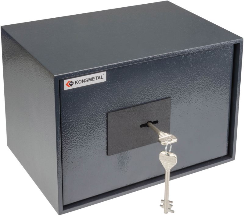 Sejf na klucz certyfikowany klasa S1 Konsmetal Koliber 2.0 205 x 298 x 213 mm