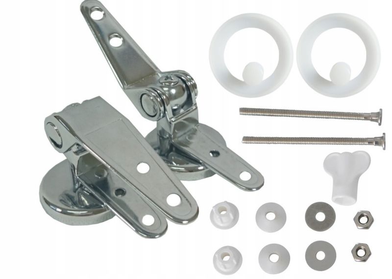 Zawiasy do deski sedesowej Estiva typ "V" 1 kpl