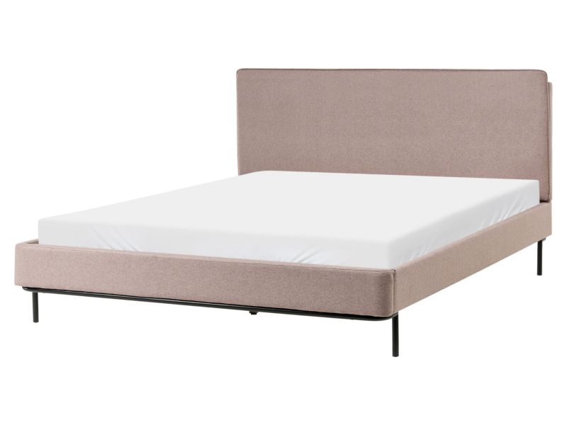 Łóżko Corio 160 x 200 cm Beżowoszary 1 szt.