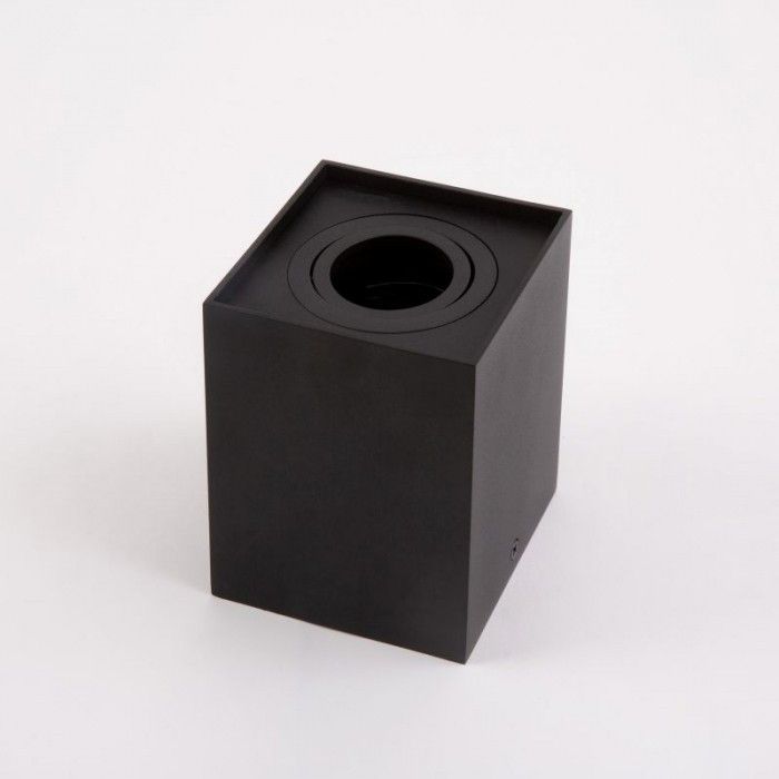 Spot sufitowy Ecolight Spot czarny 1 x GU10 x 35W IP20 wym: 12,5 x 9,6 x 9,6 cm - 1 szt.