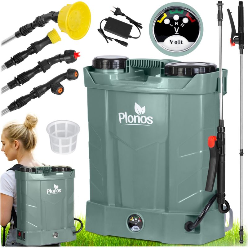 Opryskiwacz akumulatorowy ciśnieniowy Plonos plecakowy elektryczny 16l lanca 85cm 1 szt.