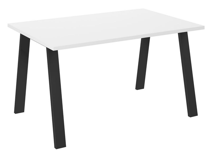 Stół industrialny MIRJAN 24 Kleo 138x90 biały / czarny 1 szt.