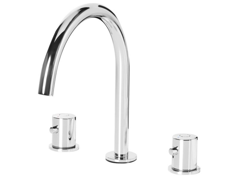 Bateria umywalkowa Pilcomayo Mosiądz Srebrny 1 szt.