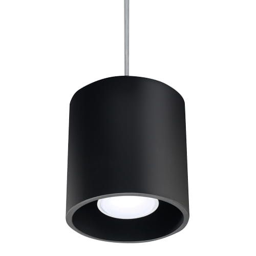 Lampa sufitowa wisząca Sollux Lighting Orbis 5061 czarna szerokość 10 cm 1xGU10 x 40W 1 szt.
