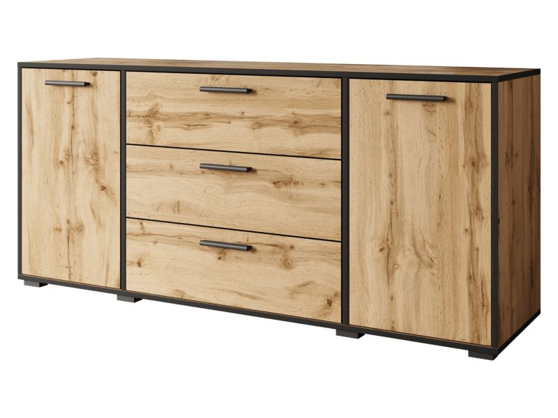 Komoda MIRJAN 24 Bogota 150 wotan/wotan/czarny 1 szt.