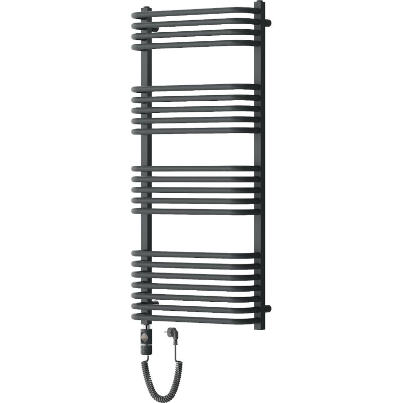 Grzejnik elektryczny Mexen Apollo antracyt 1210x550 mm 1 szt.