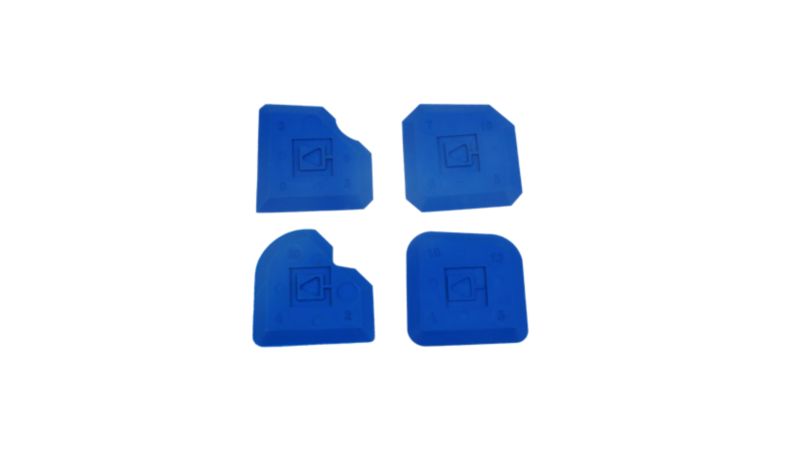 Zestaw kostek gumowych do silikonu Kubala 4 sztuki