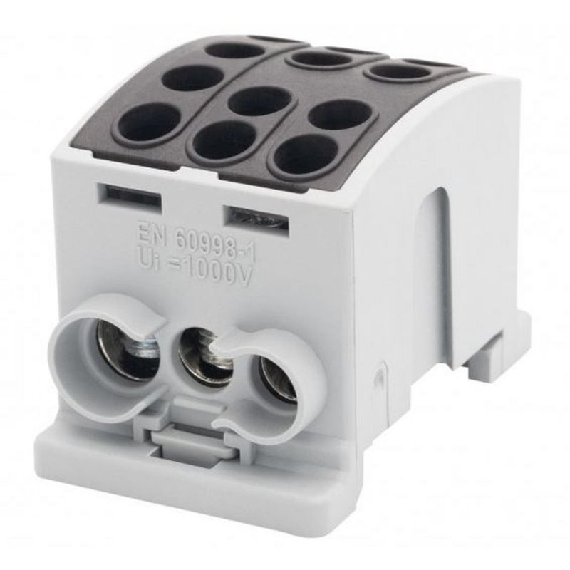 Złączka szynowa F-Elektro czarna HLK 125A-3 (1x35,2x25 / 1x35,2x25) F2.0375 1szt.