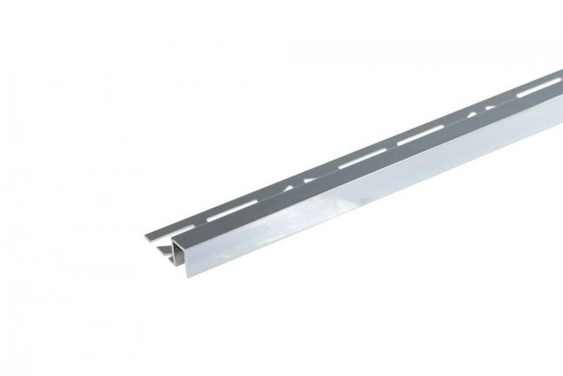 Profil do glazury krawędziowy Cezar Opal El-Poler 2500x9x8mm Cezar aluminiowy 1 szt.