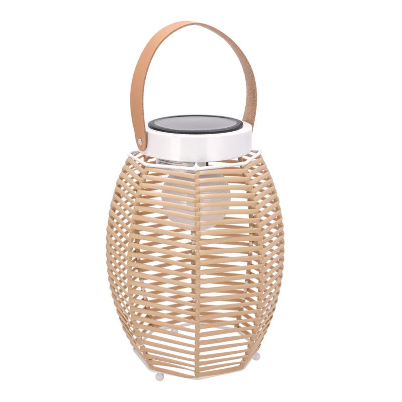 Lampa solarna JUMI ogrodowa LED stojąca zewnętrzna słupek na taras do ogrodu 1 szt.