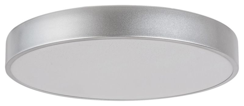 Plafon sufitowy lampa Rabalux Octav2 srebrno-biały LED 24W 4000K 1200lm IP20 wym: 5 x 40 x 40 cm metal - 1 szt.