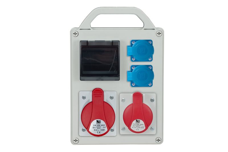 Rozdzielnia Pawbol przenośna 4-mod 1x32A/4P 1x16A/4P 2x250V R-box B.1704R 1szt.